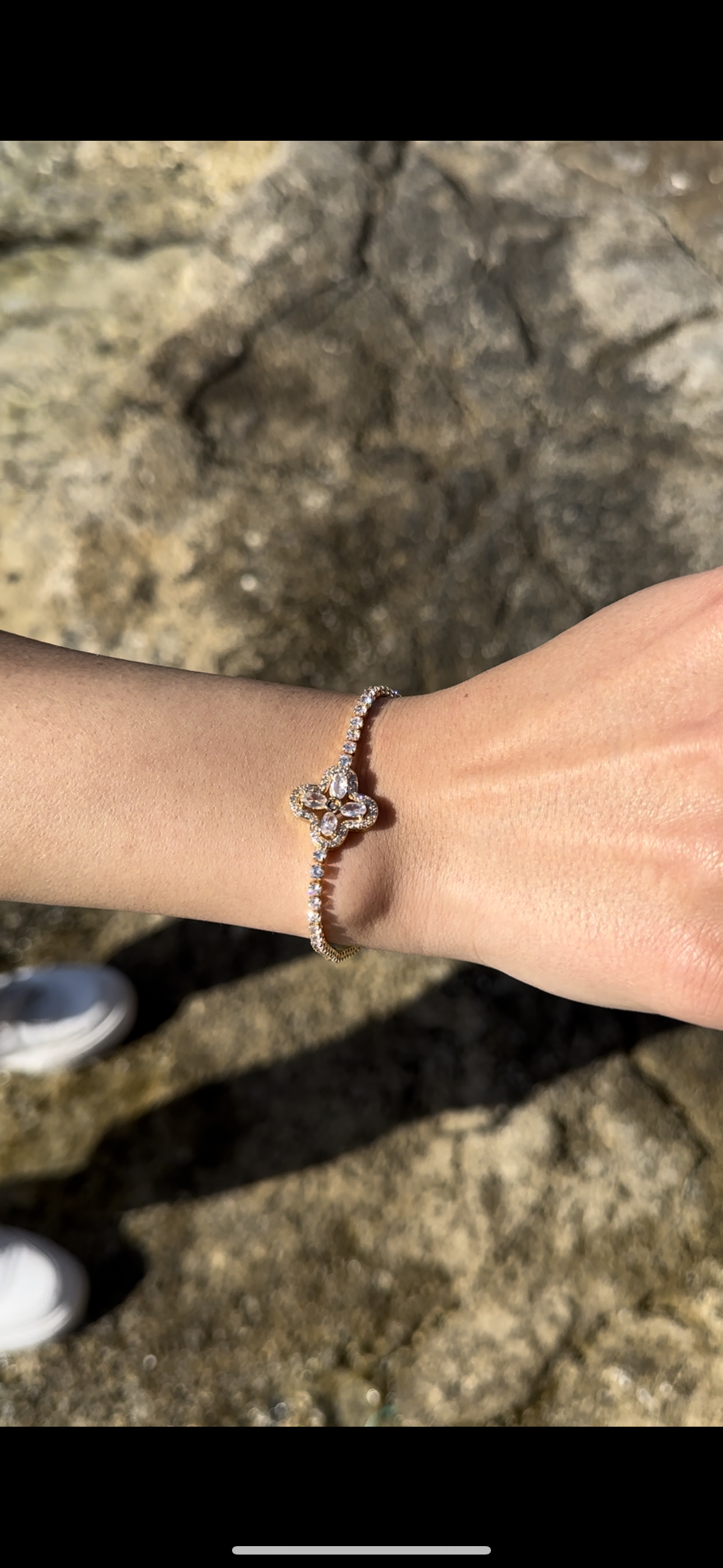 Clover Stone Bileklik Gold