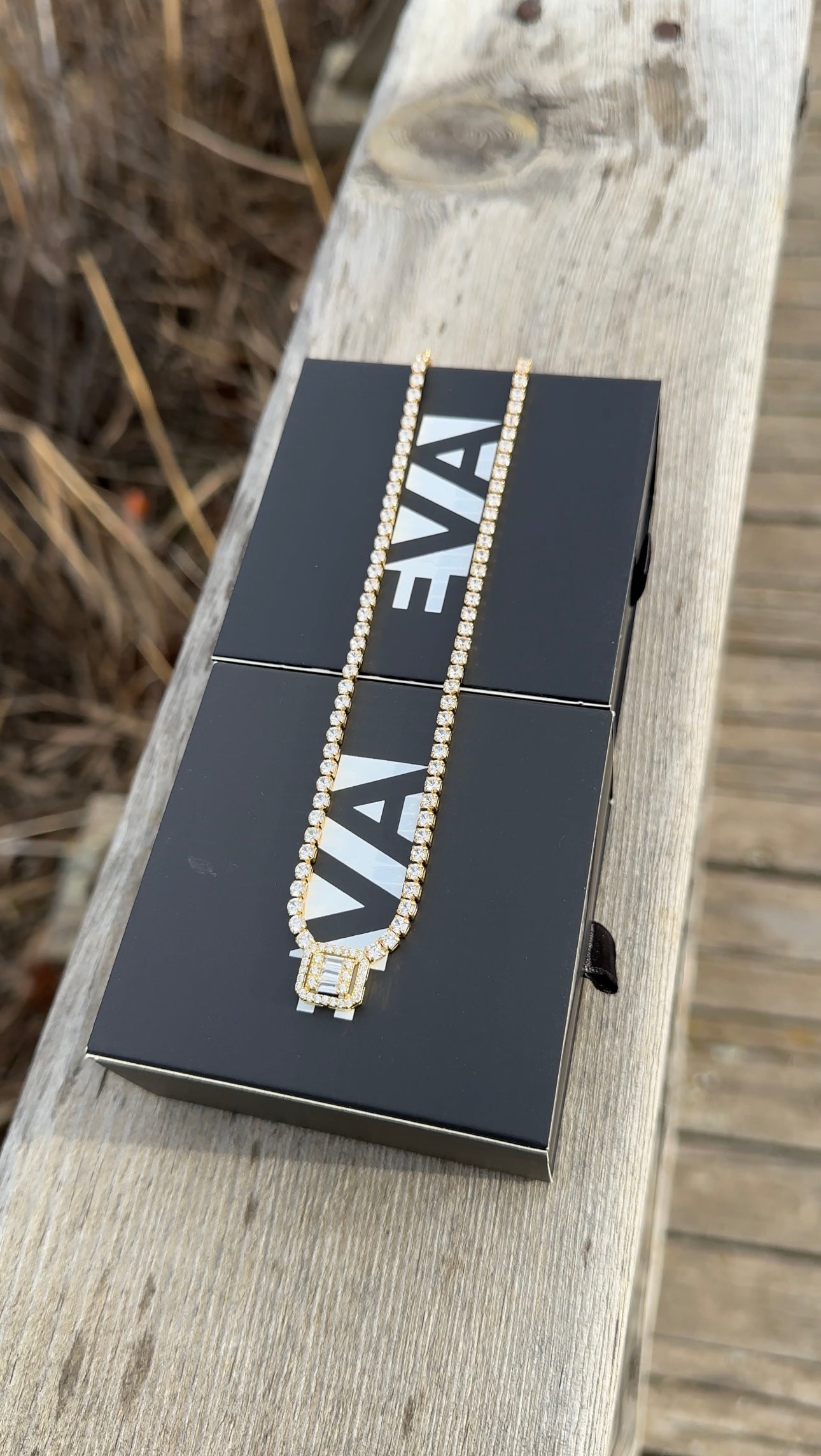 Baget Stone Kolye Gold