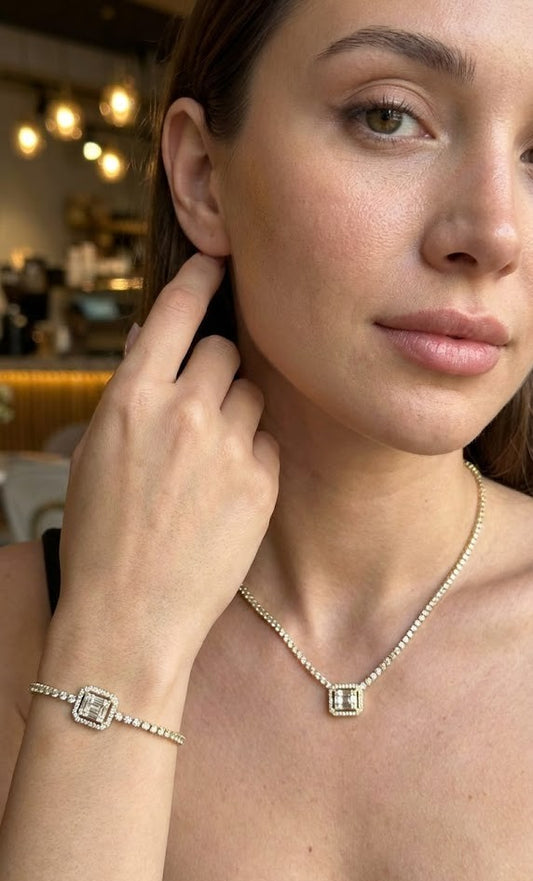 Baget Stone Kolye (Gold)