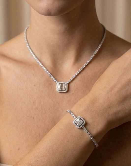 Baget Stone Kolye (Silver)