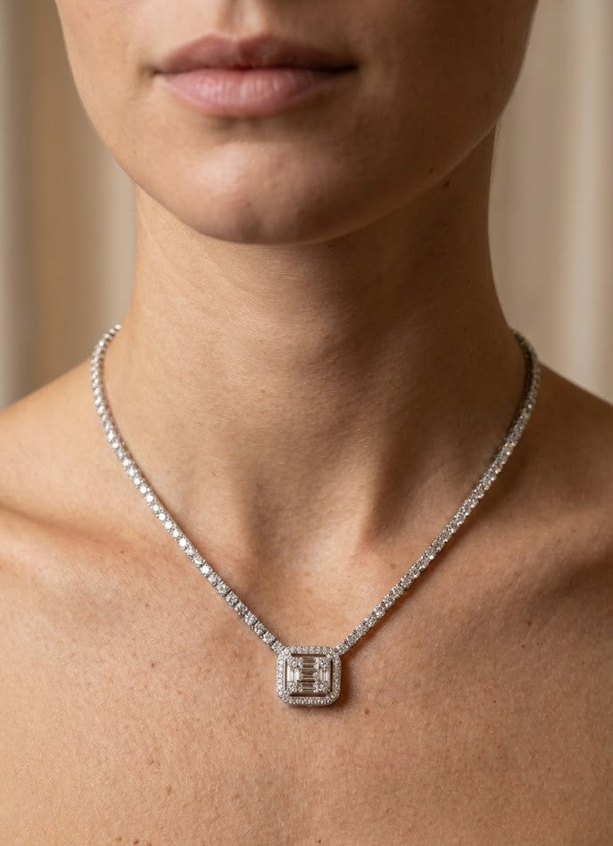 Baget Stone Kolye (Silver)