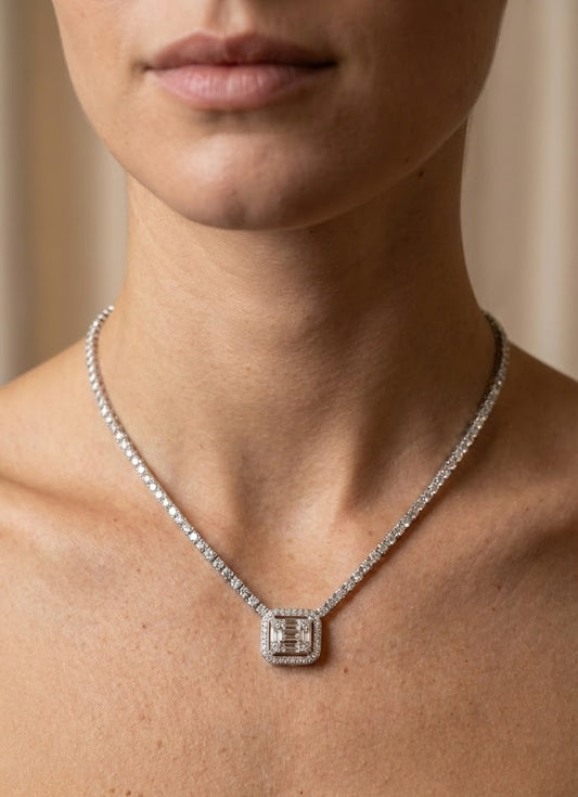 Baget Stone Kolye (Silver)