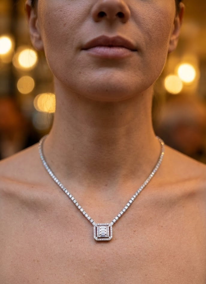 Baget Stone Kolye (Silver)