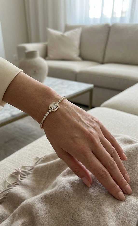Baget Stone Bileklik (Gold)