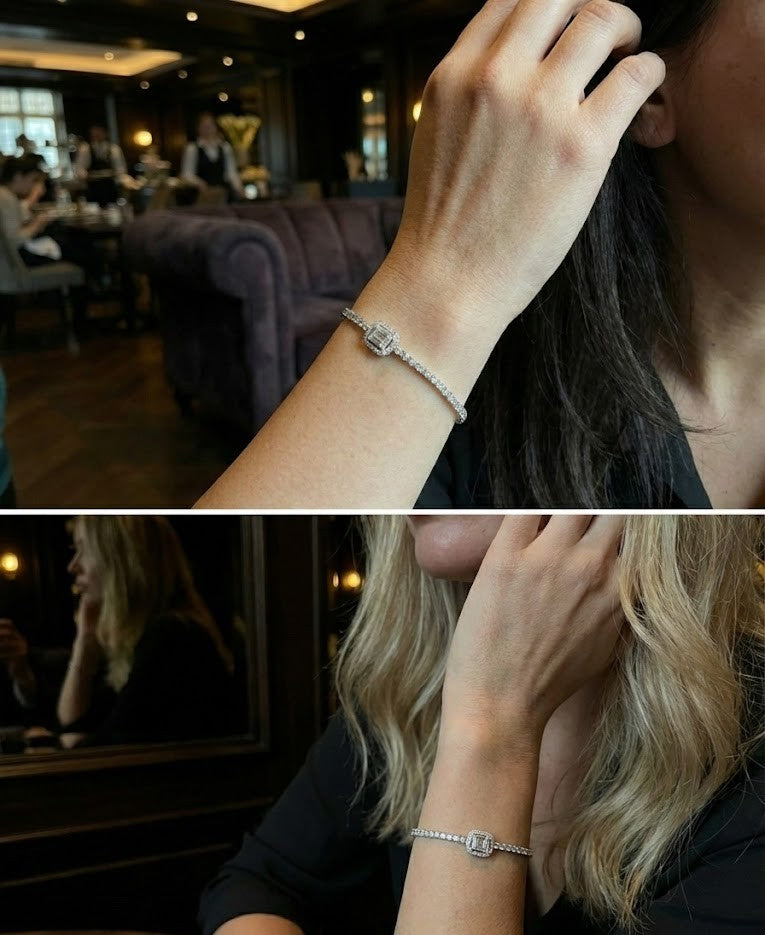 Baget Stone Bileklik (Silver)
