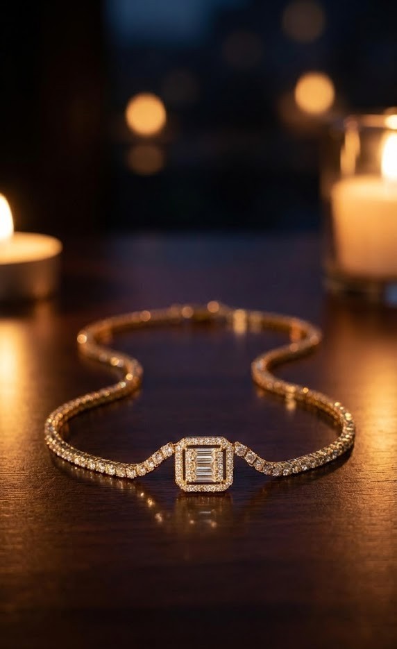 Baget Stone Kolye (Gold)